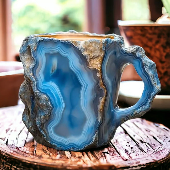 Color Crystal Coffee Resin Mug