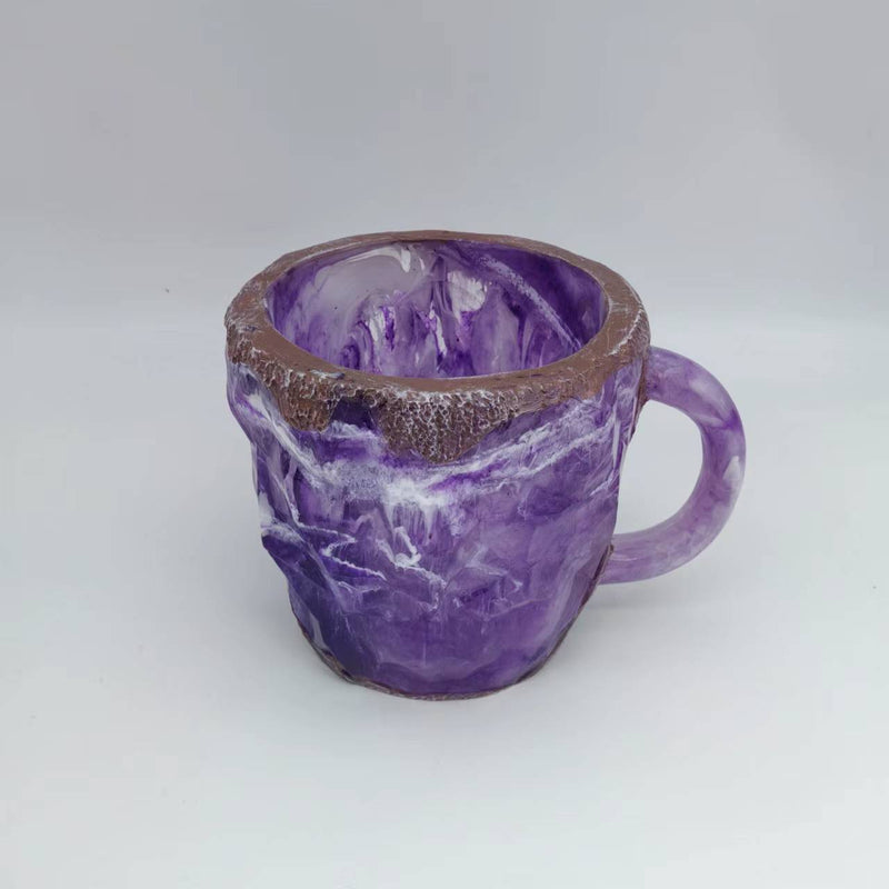 Color Crystal Coffee Resin Mug