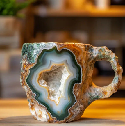 Color Crystal Coffee Resin Mug