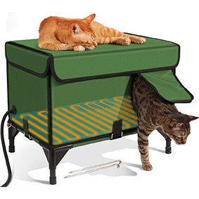 Outdoor Heated Cat Delivery Room | Foldable Insulated Cage