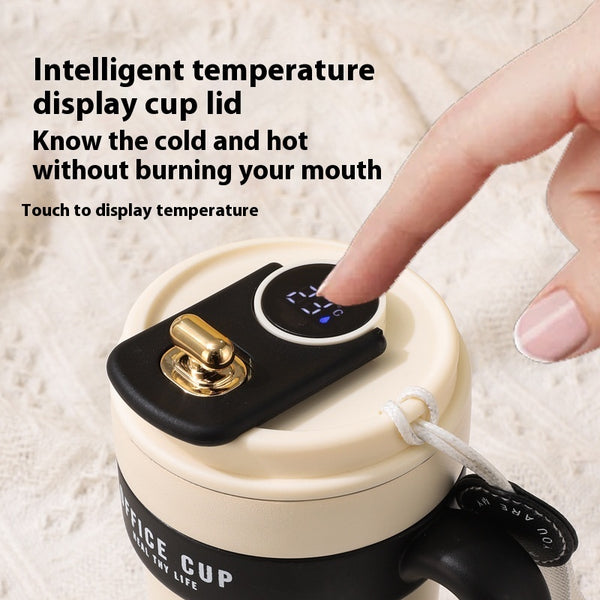 Smart Coffee Cup with Temperature Display | 316 Stainless Steel