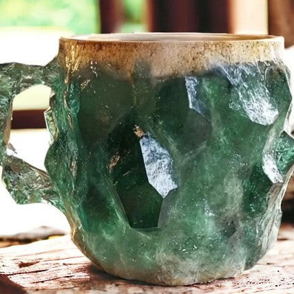 Color Crystal Coffee Resin Mug