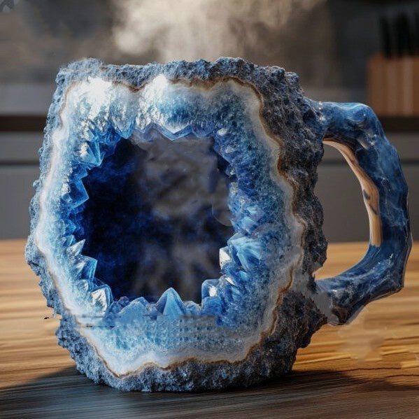 Color Crystal Coffee Resin Mug