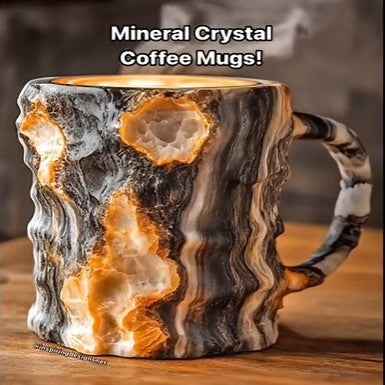 Color Crystal Coffee Resin Mug