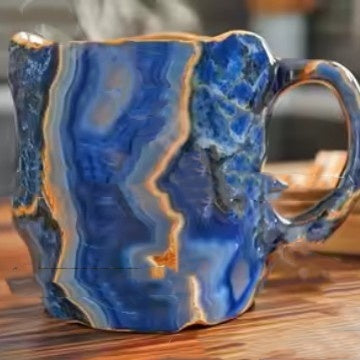 Color Crystal Coffee Resin Mug